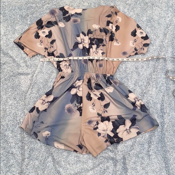 Floral fancy romper worn once! - Picture 2 of 2